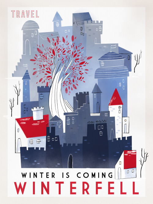 imnot12:Travel Westeros posters that I did for Floreios e Dragões.