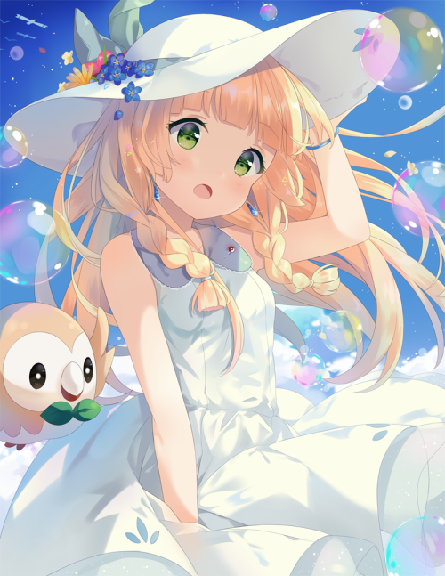 Lillie and rowlet ^p^ I always forget to post on here… 