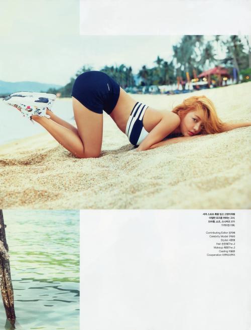 sweethara:SCANS | Hara for Cosmopolitan, july 2015 issue by karawa.kr (full versions)