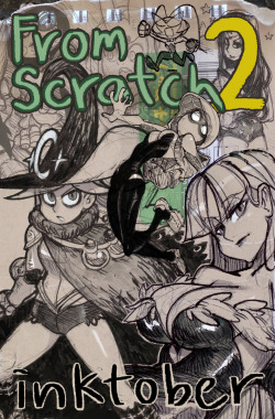 o-8:  Hopefully I’m not shooting myself in the foot here, but I should have a new book ready for AX and SDCC! It’s basically a compilation of my 2014 Inktober sketches, plus a lot of the other unseen stuff from the sketchbook, which ends up tripling