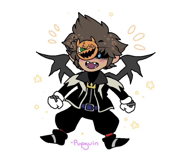 pupguin: happy halloweenie