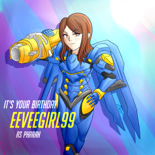 Heyoooo!!Just finished some birthday art for my friend!This is her as Pharah from OverwatchHope anyo