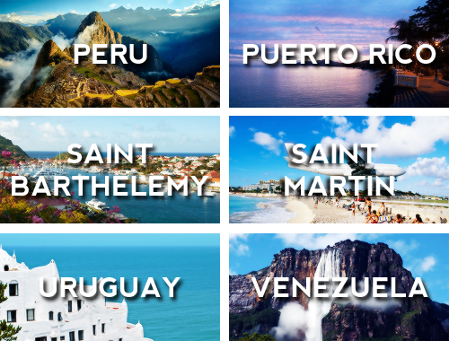 taakeyou: Countries of Latin America