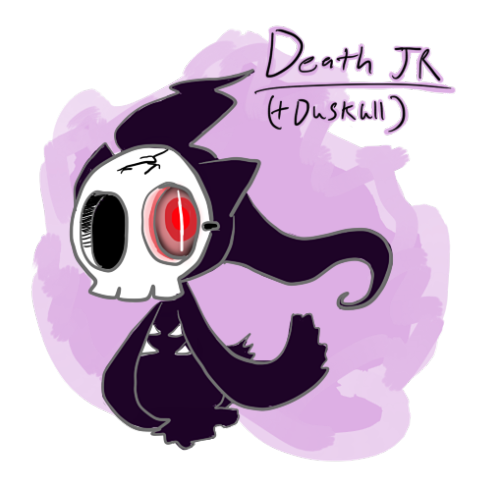 kairibloodheart:  My pokebreeds! I did benette! and I do know that smeargle can not breed with banette, but hey, look at em’ he’s frickin adorable!Bonus: