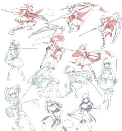 harmoniaz:  RWBY   BATTLE POSES UNF