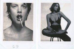 parasoli: Donna Trope’s polaroids for another magazine.