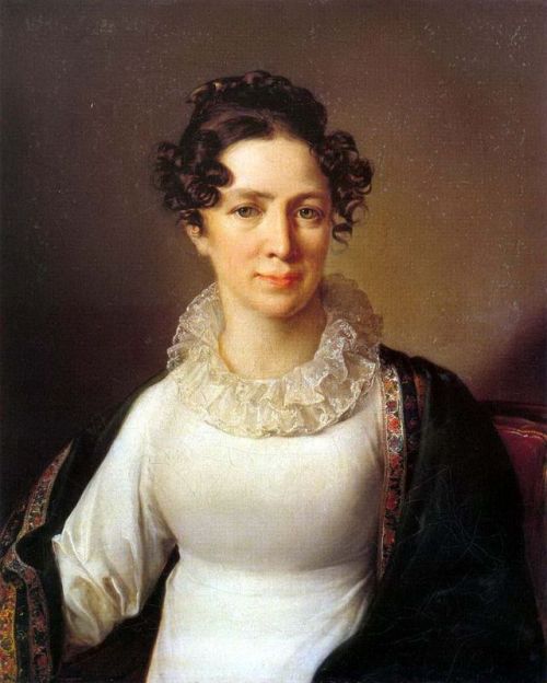 history-of-fashion:1825 Vasily Tropinin - Anna Andreevna Tropinina