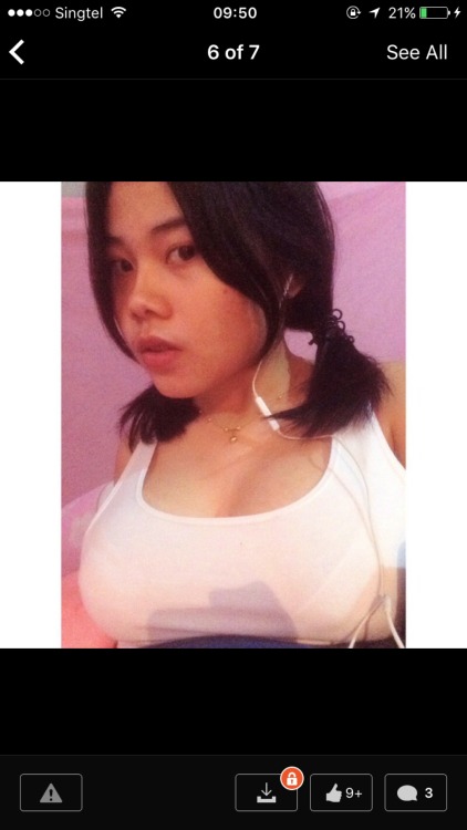 sotdieme:  Fuck look at those juicy fat tits  #sggirls #myex #ThaixSG