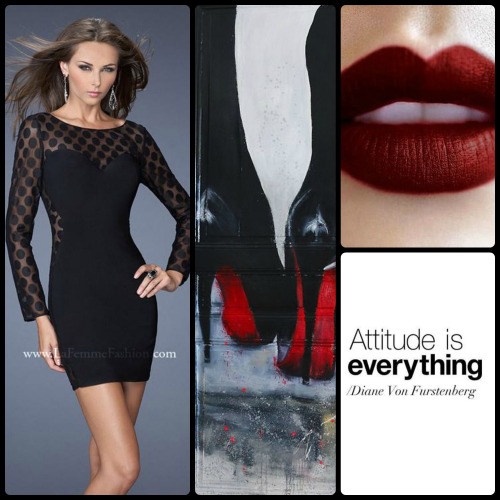  “Attitude is everything” - Diane von Furstenberg Work it in style 19817!#lafemme #f