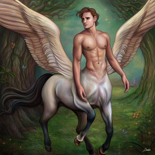 Hey everyone! Here’s the second Centaur painting that I was working on! I decided to merge two