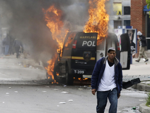 radicalrascality:  krxs10:    “You can torture us and bomb us and burn our districts to the ground, but do you see that? Fire is catching! and if we burn, you burn with is!”  -MockingJay#BaltimoreUprising #BlackLivesMatter  Please note how every