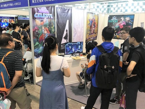 Celeste was at CCG Expo this year in Shanghai thanks to CIRCLE! Thank you for playing our game there