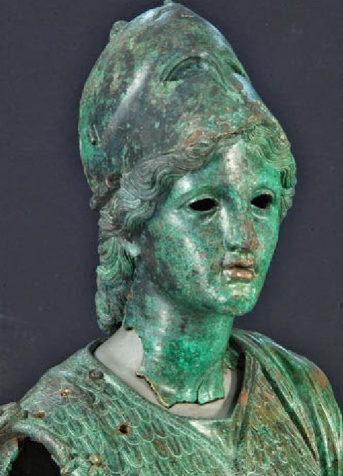 hismarmorealcalm:Athena (Minerva of Arezzo) 300 – 270 BCE Museo Archaeologico Nazionale, Florence