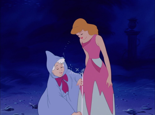 This sequence from Cinderella was supervised by Marc Davis based on performances by Helene Stanley. 