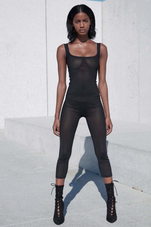 maidsofbondstreet:Ebonee Davis for Yeezy, Spring 2017