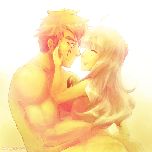 astrayeah:“You’re so cute, Laxus! I’m glad I’m the only one who gets to see this side of you