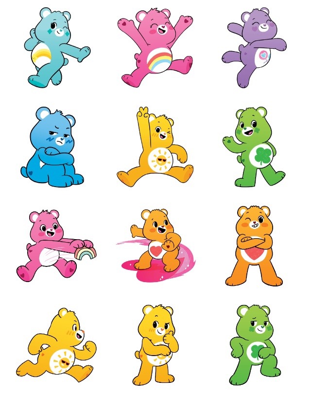 Unlock-The-Magic Care Bear Stickers