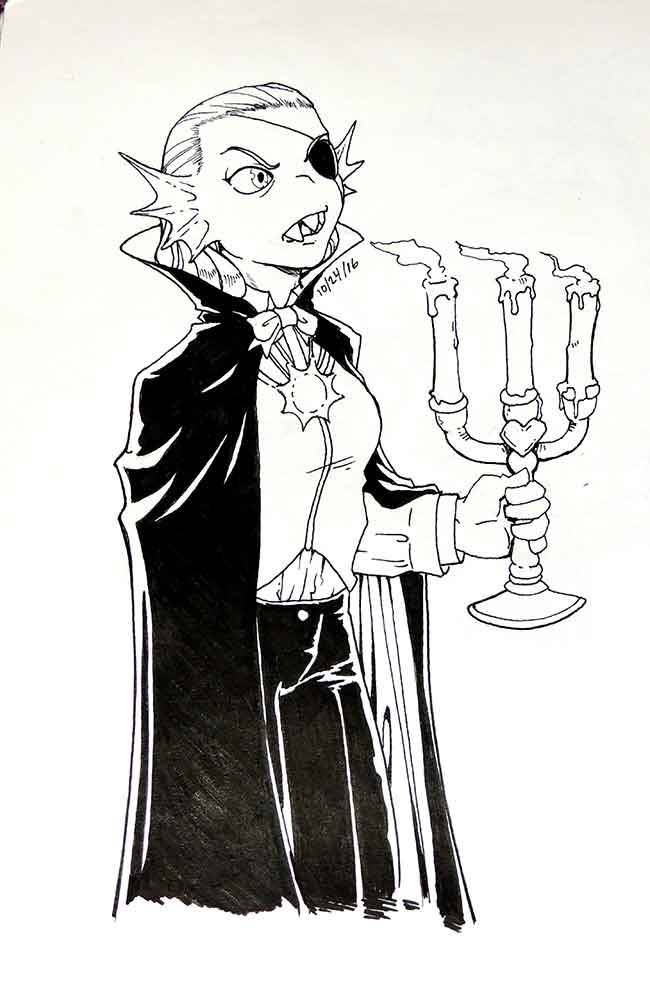 The last set for last months Inktober.  If you’re keeping count, you’ll see
