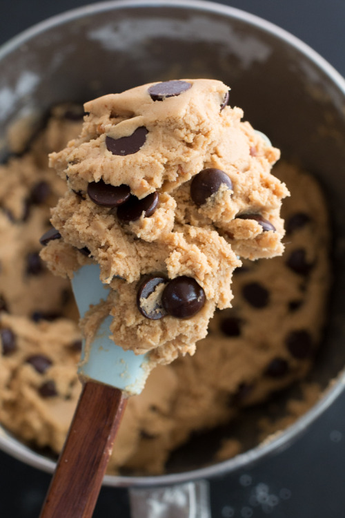 sweetoothgirl:  Salted Peanut Butter Chocolate Chip Cookies