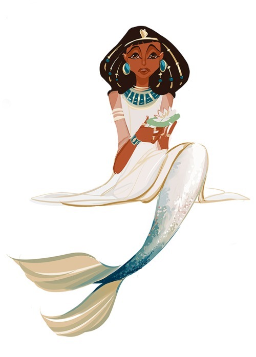 lightspeedsound: wocinsolidarity:  twoblueeyes:  Mermaids by sully-s  woc mermaid