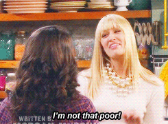 2brokegirl-blog:  Well, I’m pretty classy… so anal? 