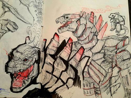 Godzilla Sketches 