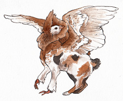 commanderholly:  combjellies:  Finals are done and I have time to doodle for myself, so… fancy griffins! Jacobin pigeon x Japanese bobtail Satinette pigeon x Siamese Lahore pigeon x Abyssinian   perfect 