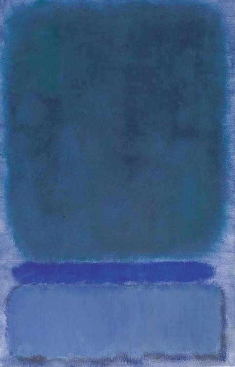Mark Rothko, Untitled (Green on blue), 1968 © 1998 Kate Rothko Prizel & Christopher Rothko/Artis