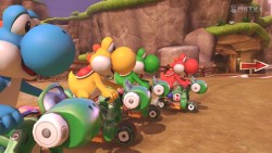 Nothingbutgames:  Yoshis In Mario Kart 8 (2014)!