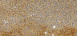 spaceexp:  A shot of just a tiny bit of the Andromeda Galaxy, from the sharpest ever view taken by the Hubble Space Telescope  Full size image 