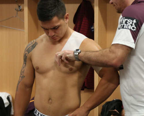 roscoe66:  Kodi and Jayden Nikorima of the Brisbane Broncos