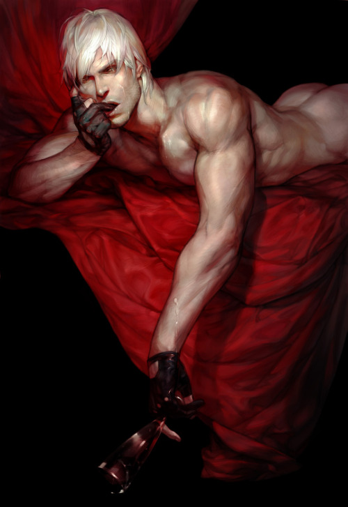 queenswillbekings:  “You want to touch us….” Bayonetta & Original Dante