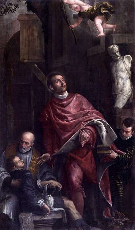 necspenecmetu:Paolo Cagliari (Il Veronese), The Conversion of Saint Pantaleon, 16th century