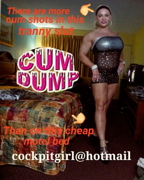 whitesissyfucktoy: cumdumptammie:I am a real life Tranny Whore, my role in life is make cocks cum an