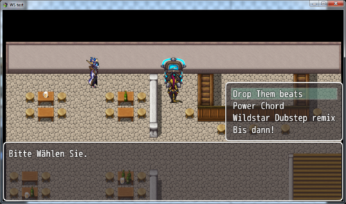 retromissile:Time for some mapping in RPG Maker. Also, have a Jukebot that’s playing the Mixma