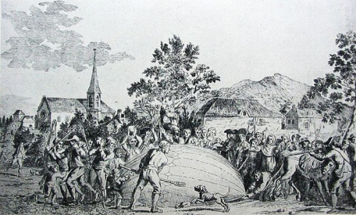 A Terrifying Monster in France,In the late 18th century French scientists and aviators first expirme