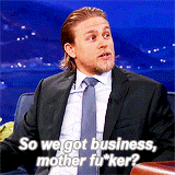 dailyjenns:  GET TO KNOW ME MEME: 9/10 CURRENT CELEBRITY CRUSHES » Charles Matthew Hunnam known as Charlie Hunnam  “Everybody, at some point in their life, has fallen down and not felt like getting back up, but you have to, no matter how difficult