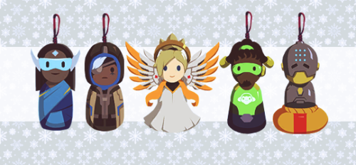 aquilaofarkham: overwatch: winter wonderland + ornament sprays happy holidays!