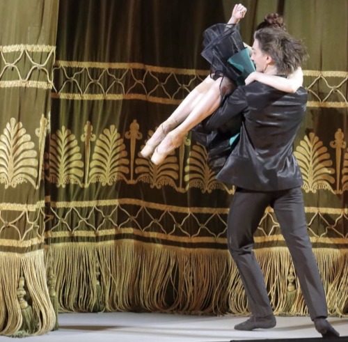 Ekaterina Krysanova and Vladislav Lantratov after Bolshoi’s The Taming of the ShrewPhoto via @ekater