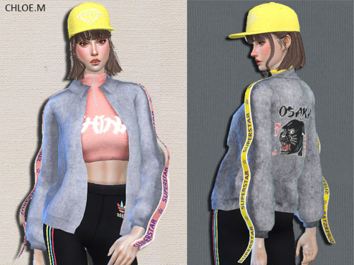 chloem-sims4: Trendy Jacket  Created for: The Sims 4 10 colors Hope you like my creations! Download