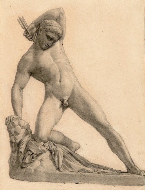 James Pradier (1790-1852) Wounded Niobide