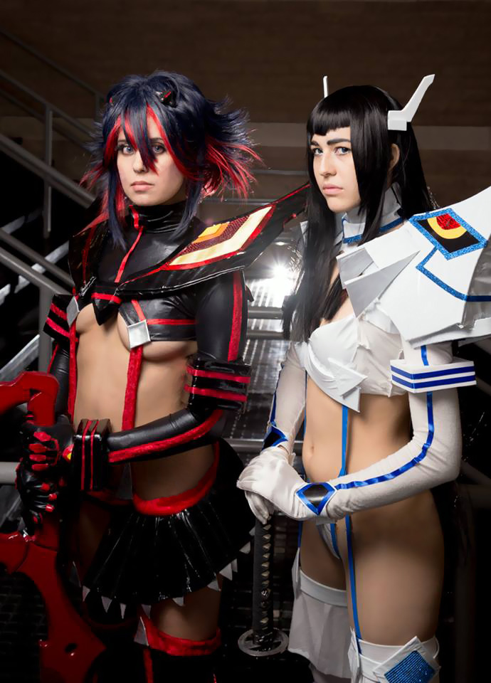khainsaw:  Another pic from Con-Nichiwa 2014, this time with Satsuki!Ryuko: FB |