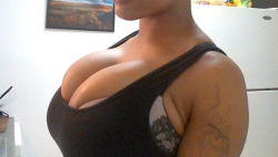 Getbiggerlady:  “Just Look Horny. My Boobs Are Spilling Out Every Where.” She