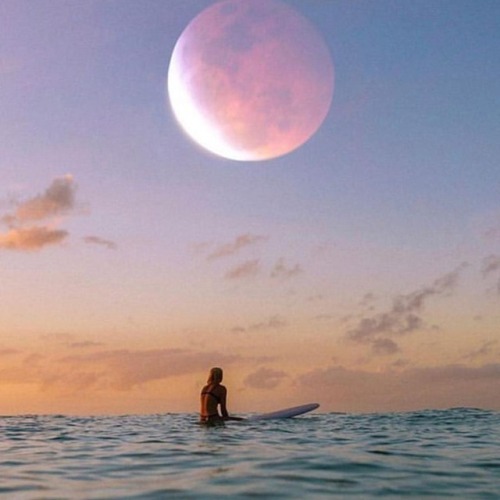 Full moon musings&hellip; • Surfer‍♀️~ @masonschremmer Pic~ @silkymerman • • • #surfsirens #surflike
