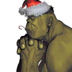 Sam during Christmas. #hulk