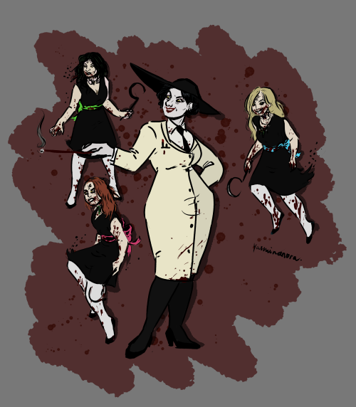 Professor Dimitrescu and her PowerBlood Girls