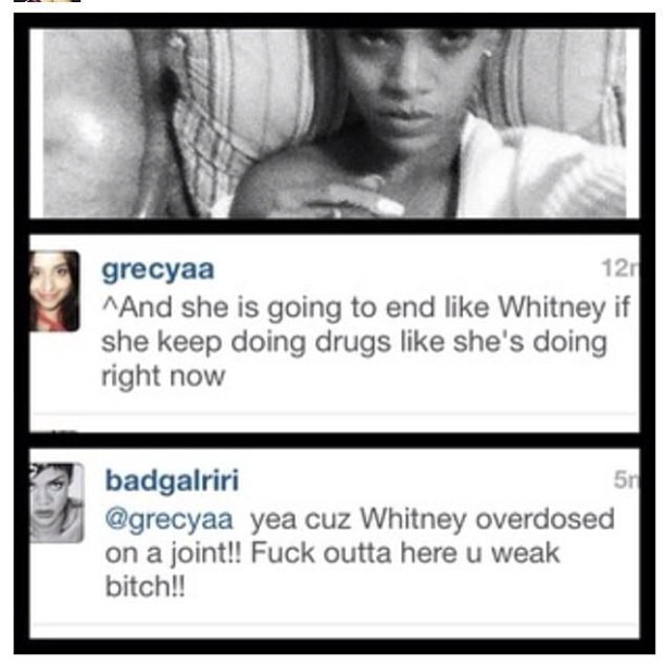 vivalafashi0n:  thecocainediaries:  @badgalriri and her slick ass mouf u gotta love