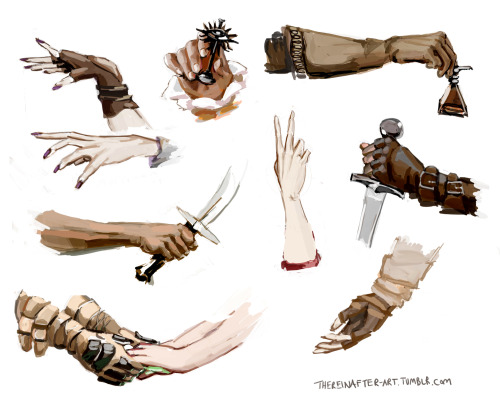 dragon age hand studies, 1/?