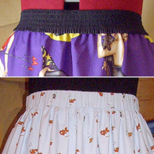 I’m thinking about adding some elastic-waist skirts to the shop, to wear on their own or under