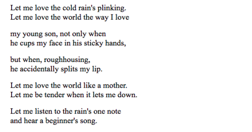 januaryhoney:rain, new year’s eve, maggie smith / for example, mary oliver / the thing is, ell